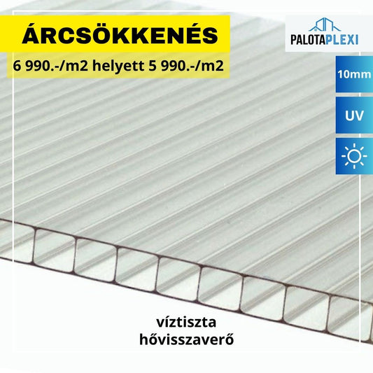 Solar Control ® Víztiszta | 10mm | UV védett | Hővisszaverő