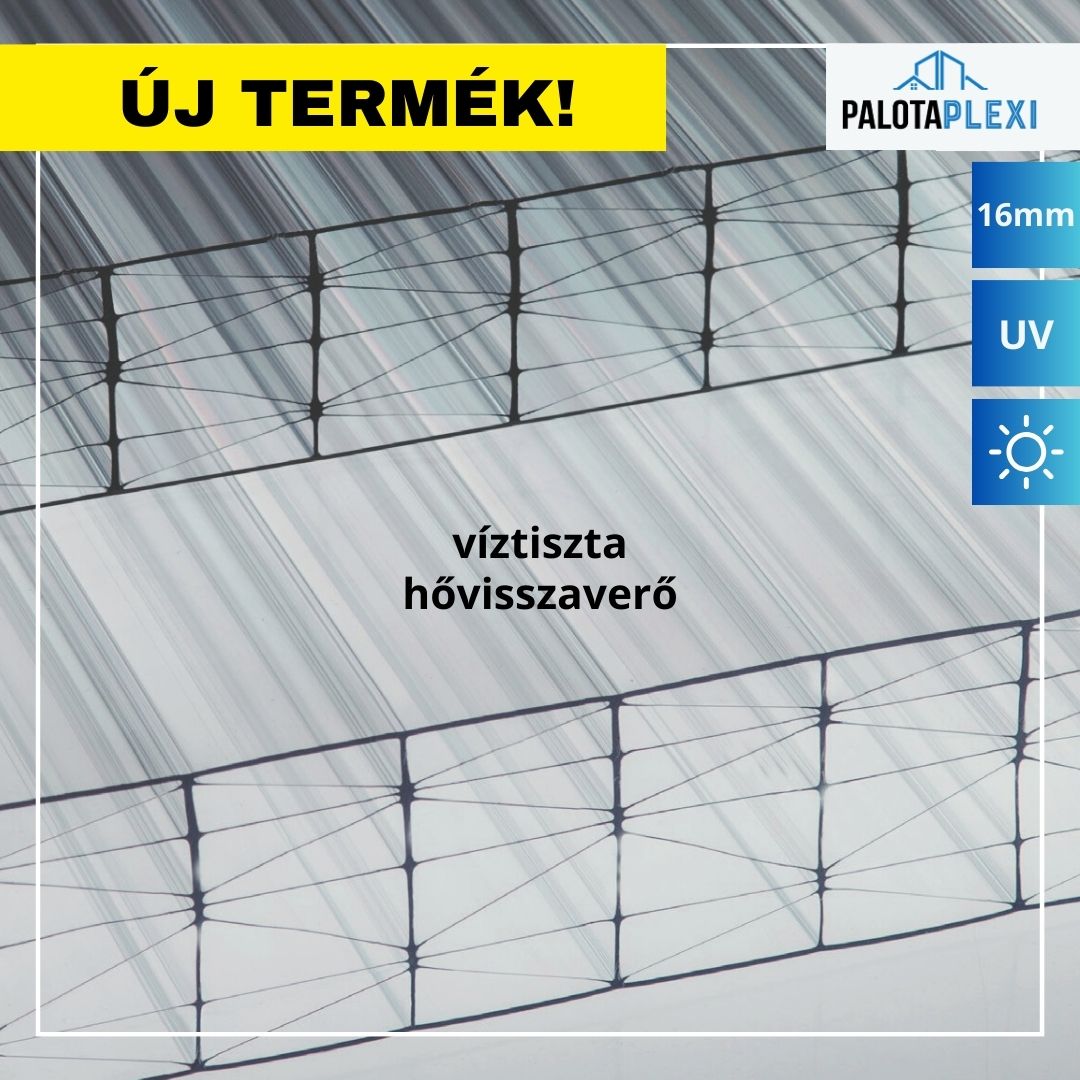 Solar Control ® Víztiszta | 16mm | UV védett | Hővisszaverő